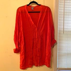 Catherines Red Blouse